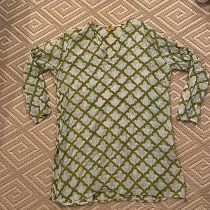 Roberta Roller Rabbit Block Print Coverup